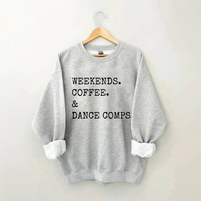 Sweat-shirt Comps de café et de danse du week-end