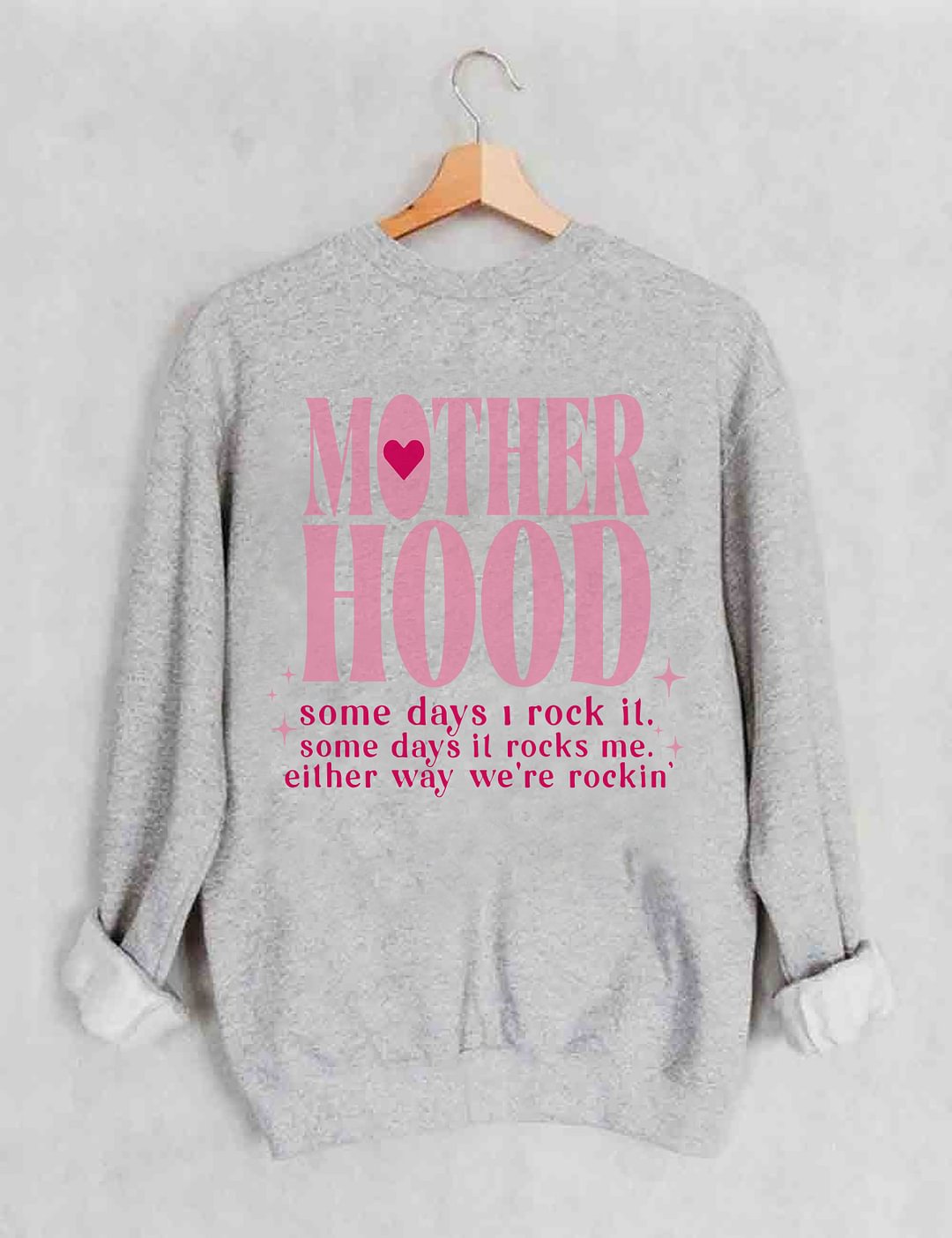 Sweat-shirt Maternité Un jour, je le berce