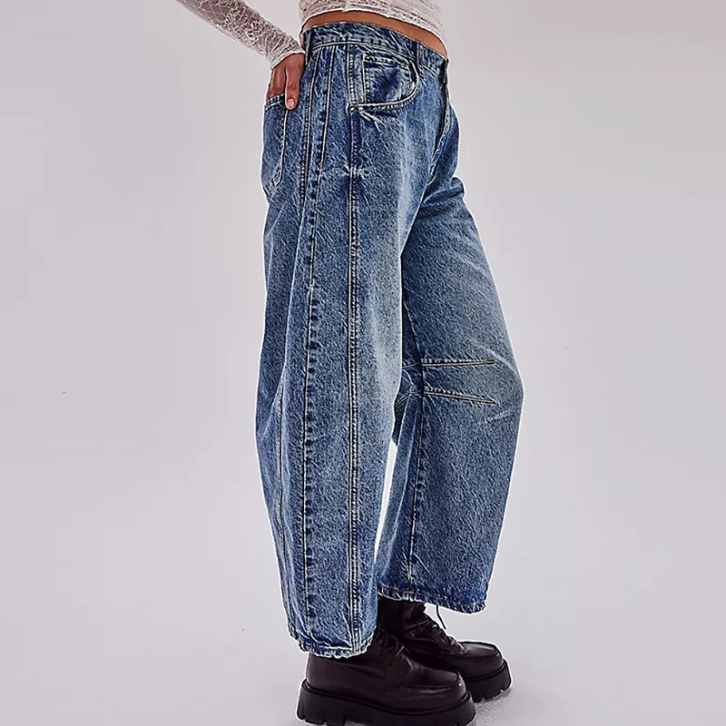Jean ample vintage taille moyenne