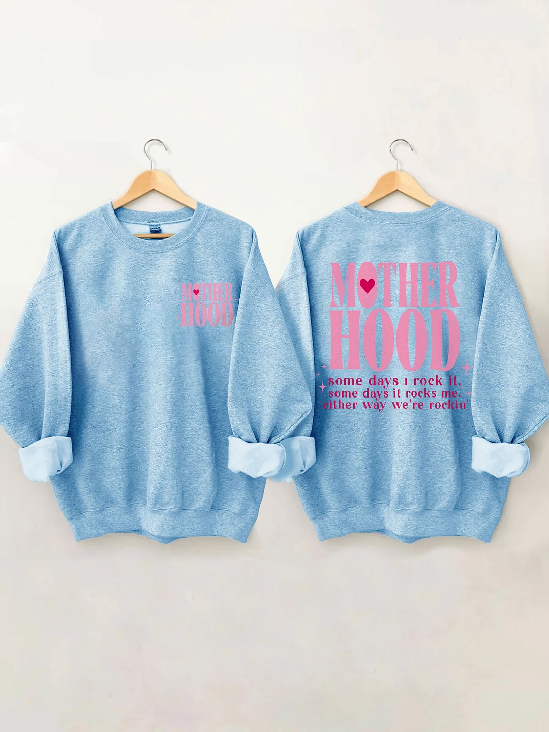Sweat-shirt Maternité Un jour, je le berce
