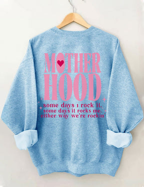 Sweat-shirt Maternité Un jour, je le berce