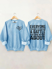 Tous ceux que vous rencontrez combattent un sweat-shirt de combat