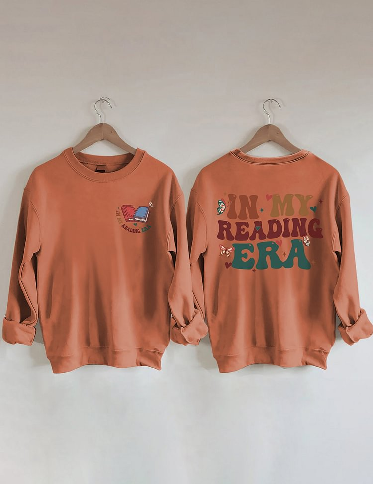 Sweat-shirt Dans mon ère de lecture