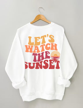 Regardons le sweat-shirt Sunset