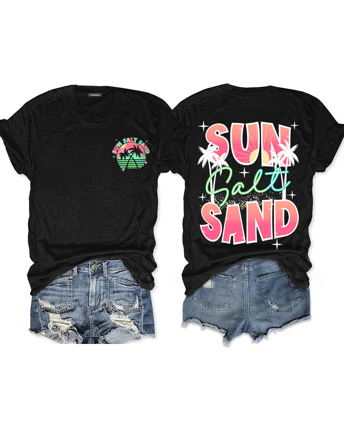 T-shirt sable sel soleil