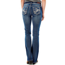 Jean bootcut taille mi-haute