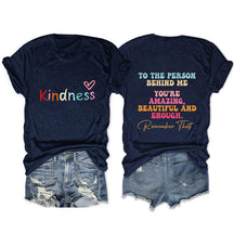T-shirt Gentillesse envers la personne derrière moi