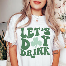T-shirt rétro St Patty's Day Lets Day Drink