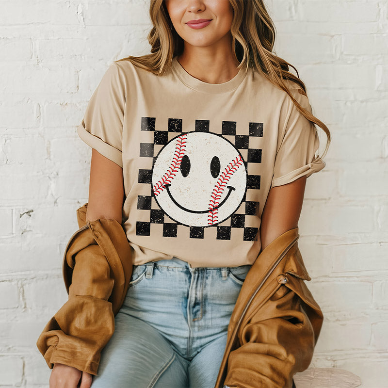 T-shirt du jour du match Baseball Smile