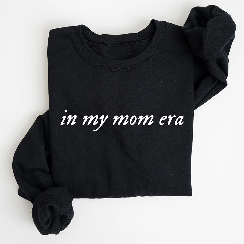 Sweat-shirt à imprimé lettre In My Mom Era