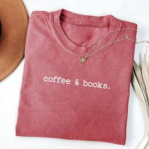 T-shirt Café et Livres