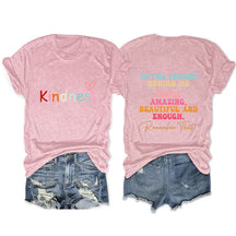 T-shirt Gentillesse envers la personne derrière moi