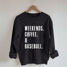 Sweat-shirt café et baseball du week-end