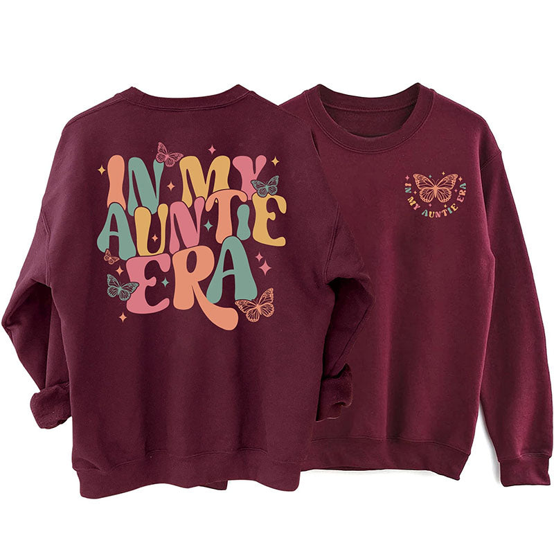 In meiner Tante-Ära-Sweatshirt mit Rundhalsausschnitt