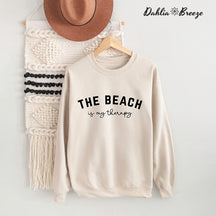 La plage est mon sweat-shirt thérapeutique