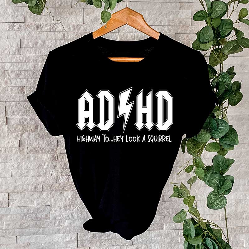 AD/HD Highway to Hey Look T-shirt écureuil