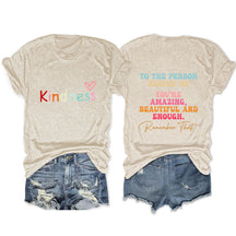 T-shirt Gentillesse envers la personne derrière moi