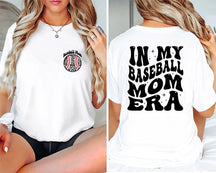 Dans ma maman de baseball Era Sport Mom T-shirt