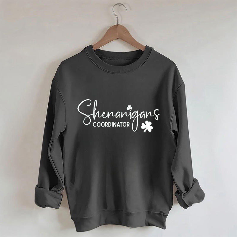 Shenanigans Coordinator Sweatshirt mit Buchstaben-Print