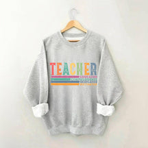 Sweat-shirt rétro pour la rentrée scolaire de la vie des enseignants