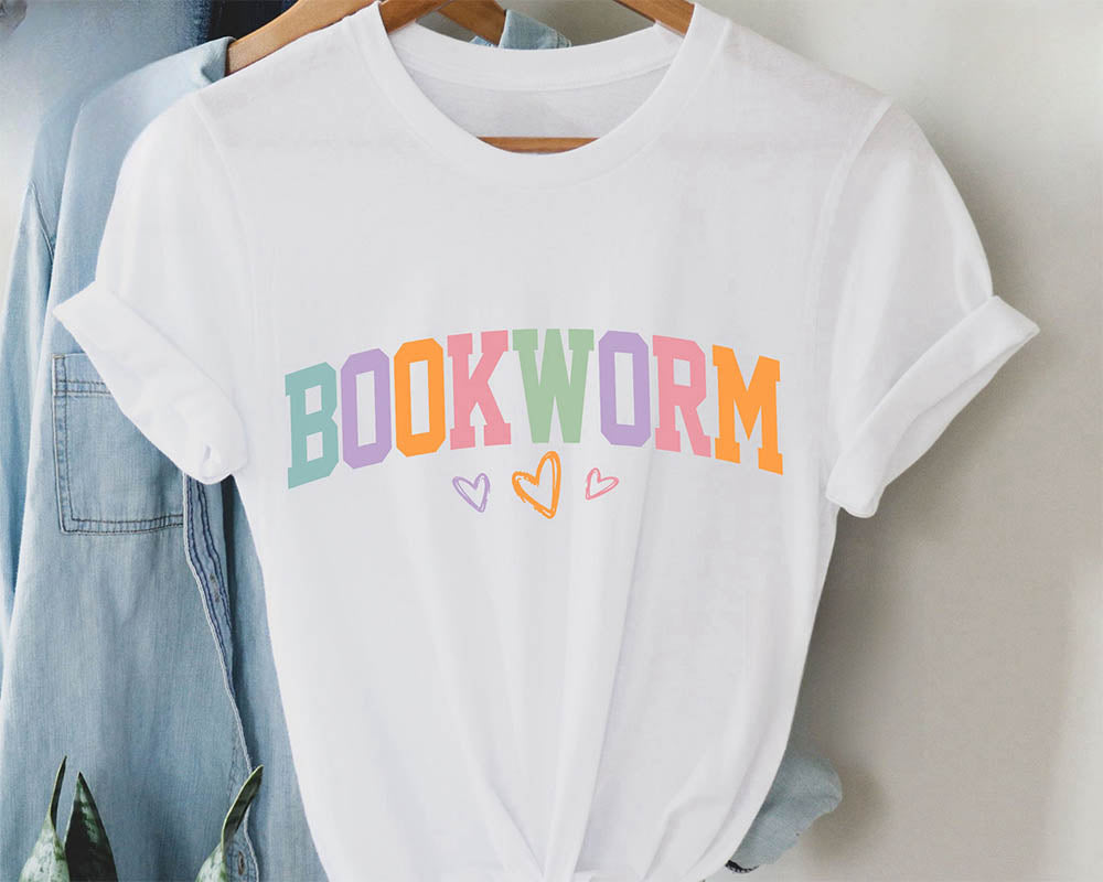 Bookworm Teacher Reading T-shirt