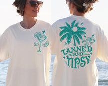 T-shirt Bronzé et éméché Beach Vibes