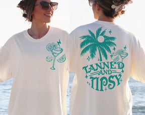 T-shirt Bronzé et éméché Beach Vibes