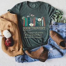 T-shirt pour les amoureux des livres Booktrovert
