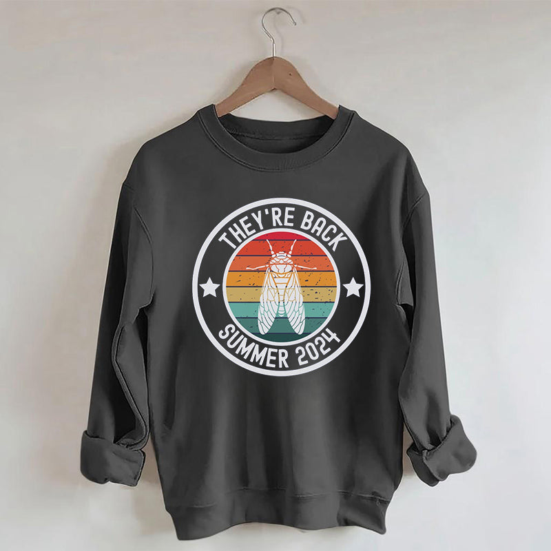 Sweat-shirt Amoureux des Insectes Cigale