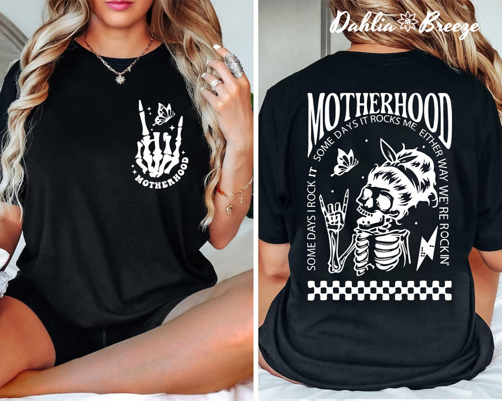 T-shirt maman rockeuse