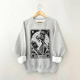 Le sweat-shirt de l’amant du livre de cartes de tarot squelette