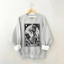 Le sweat-shirt de l’amant du livre de cartes de tarot squelette