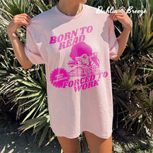T-shirt Bookish Né pour lire