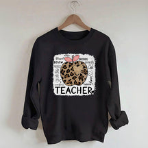 Lehrer Leopard Apple Sweatshirt