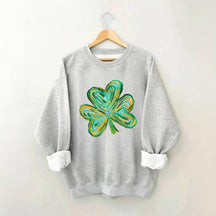Sweat-shirt mignon trèfle à quatre feuilles de St Patricks