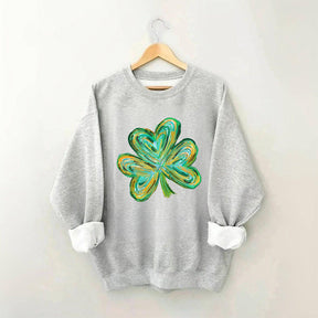 Sweat-shirt mignon trèfle à quatre feuilles de St Patricks