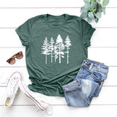 T-shirt amoureux de la nature des pins