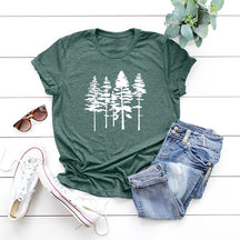 T-shirt amoureux de la nature des pins