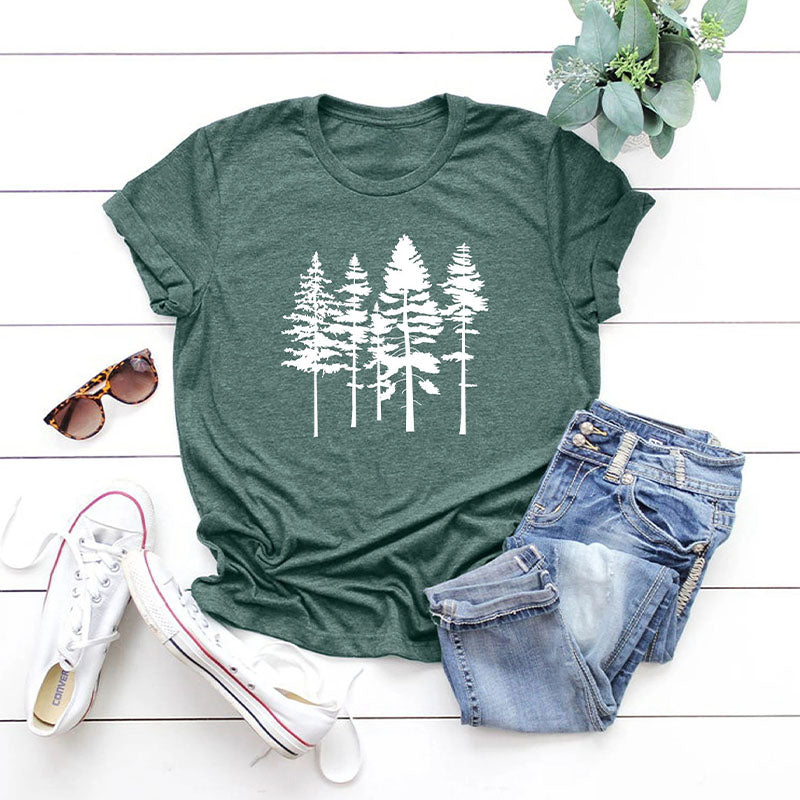 T-shirt amoureux de la nature des pins