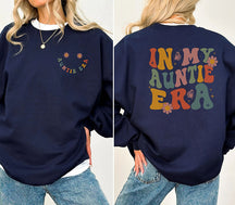 Sweat-shirt à fleurs rétro In My Auntie Era