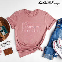T-shirt Plus fort que le cancer