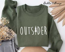 Sweat-shirt tendance pour amoureux de la randonnée Outsider Life