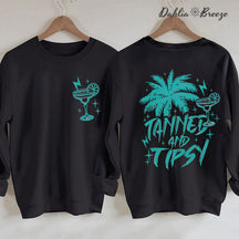 Sweat-shirt d’été rétro bronzé et éméché