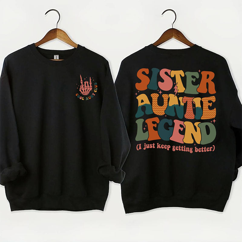 Sweat-shirt Soeur Tante Légende