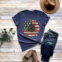 T-shirt Tournesol Amérique