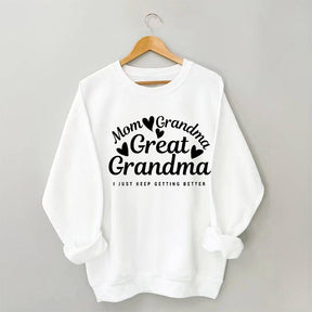 Sweat-shirt Maman Grand-mère Arrière-Grand-mère