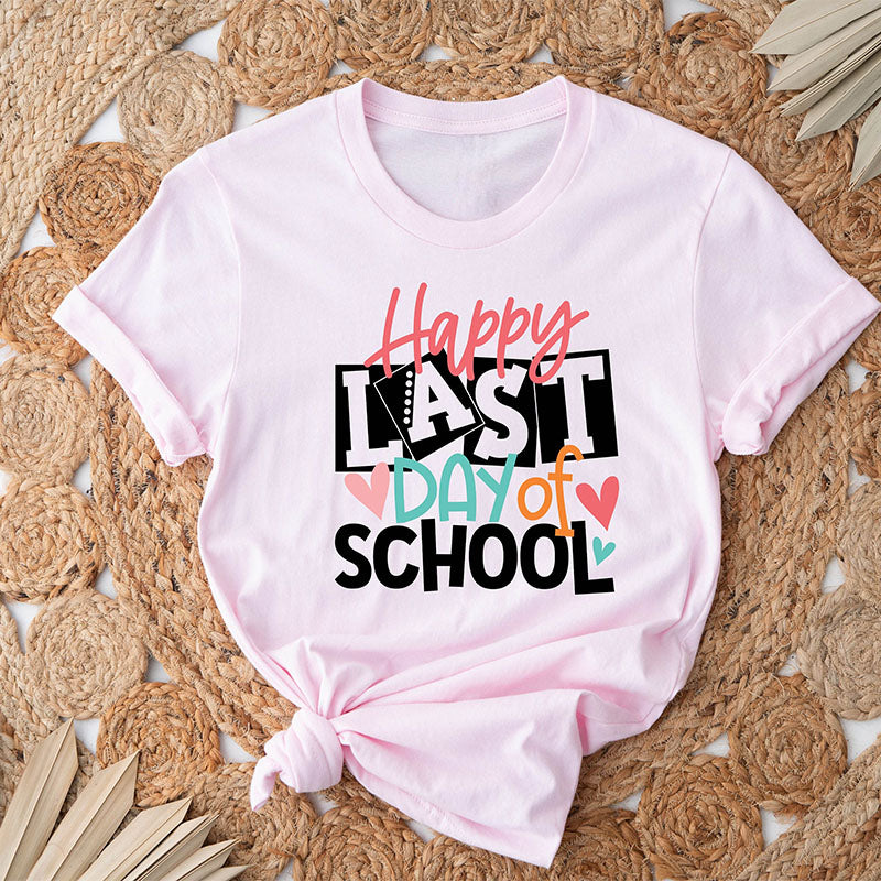 T-shirt drôle de professeur du dernier jour d'école