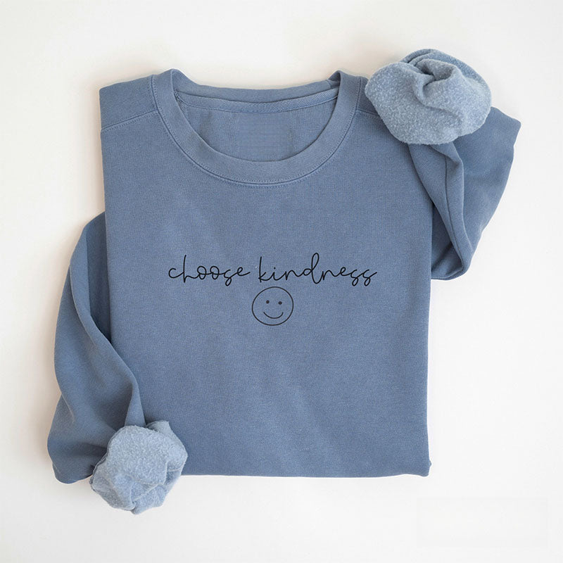 Wählen Sie ein Kindness-Sweatshirt mit Rundhalsausschnitt