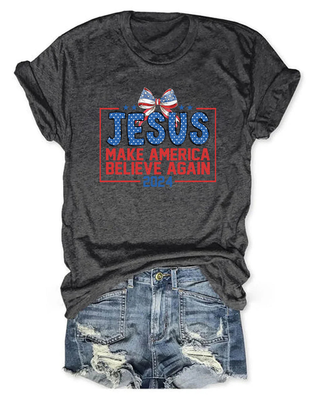 T-shirt Faire croire à nouveau à l’Amérique