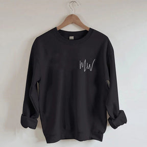 Sweat-shirt Je t'aime plus au coucher du soleil